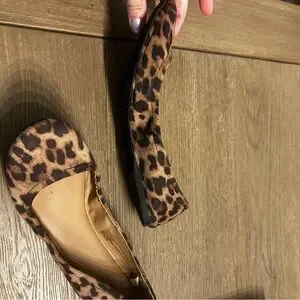 Target Shoes Mossimo Supply Co Leopard Print Womens Flats Size